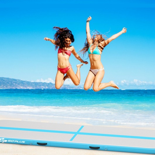 10 Feet Air Track Inflatable Gymnastics Tumbling Mat with Pump