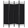 4 Panels Metal Frame Room Private Folding Screen