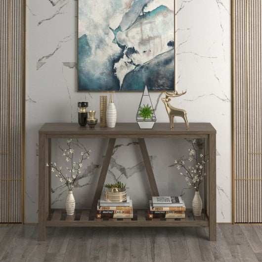 52 Inch Long Console End Sofa Table