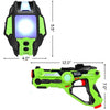 Set of 4 Laser Tag Gun Blasters and Vests