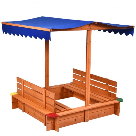 Kids Outdoor Playset Cedar Sandbox