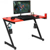 Computer Gaming Desk with Large Carbon Fiber Surface