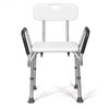 Shower Bath Chair 6 Adjustable Height Bathtub Stool