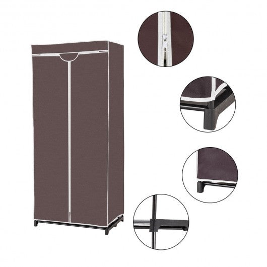 Non-woven Fabric Wardrobe Storage Portable Clothes Closet