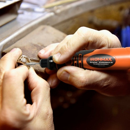 Cordless Rotary Tool Kit Lithium-Ion Battery Powered 3 Speed