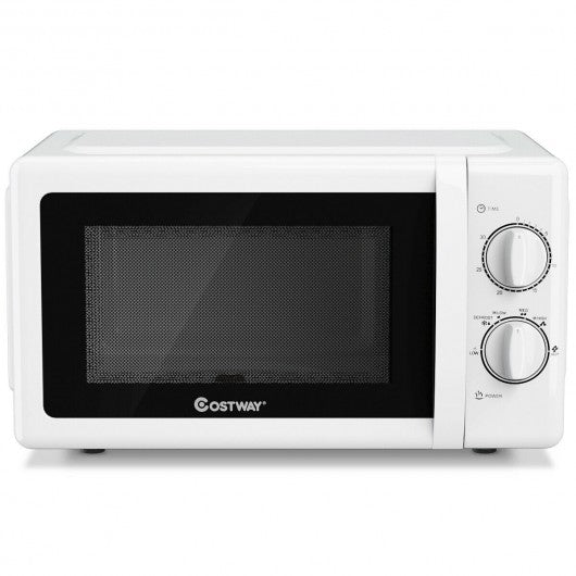 0.7 Cu. ft Retro Countertop Compact Microwave Oven