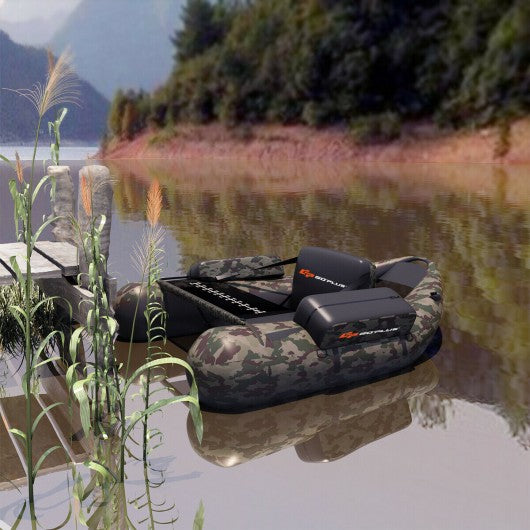 Inflatable Fishing Float with Adjustable Straps & Storage Pockets