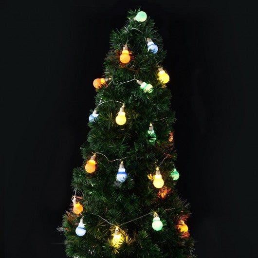 Christmas LED String Ball Lights Xmas Wedding Party Garden Decor Lamp Colorful-30LED 20FT（dark color）