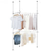 Double 2 Tier Adjustable & Telescopic Clothes Hangers