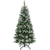 6 ft Snow Flocked Artificial Christmas Hinged Tree