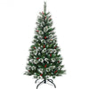 5 ft Snow Flocked Artificial Christmas Hinged Tree