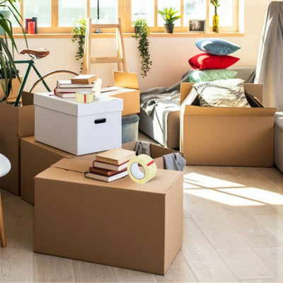 72 Rolls Clear Carton Box Packing Package Tape 1.9