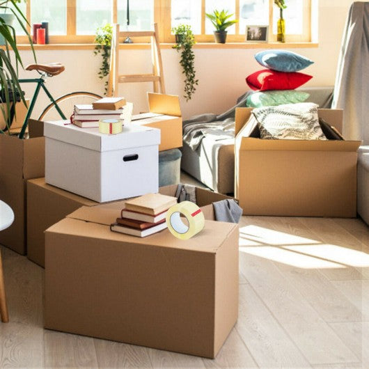 72 Rolls Clear Carton Box Packing Package Tape 1.9