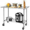 NSF Stainless Steel Commercial Kitchen Prep & Work Table