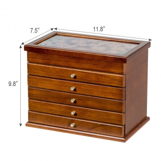 Large Wooden Jewelry Box