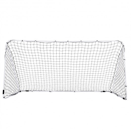 Outdoor Sports Weatherproof Steel Football Goal Net-6' x 4'