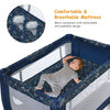 Portable Baby Playpen with Mattress Foldable Design