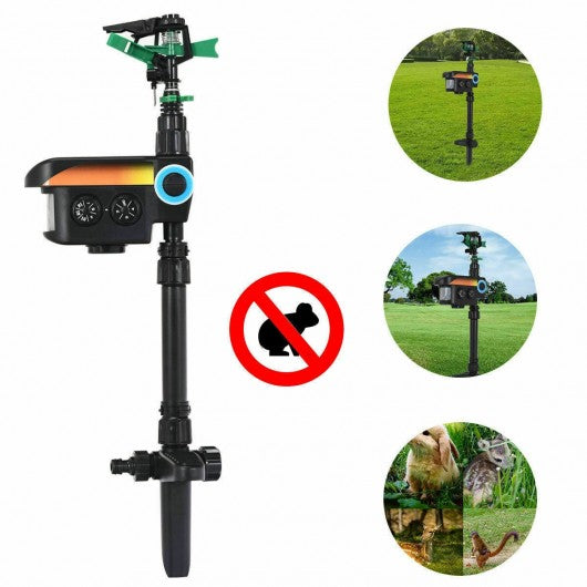 Solar Powered Motion-Activated Animal Repeller