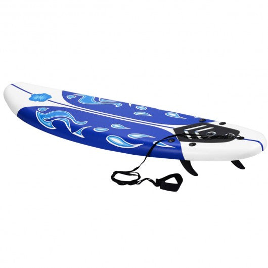 6' Surf Foamie Boards Surfing Beach Surfboard-White