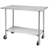 NSF Stainless Steel Commercial Kitchen Prep & Work Table