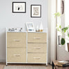 5 Dorm Room Unit Side  Drawers Storage-Beige