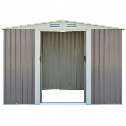 Galvanized Steel Garden Storage Shed Tool House