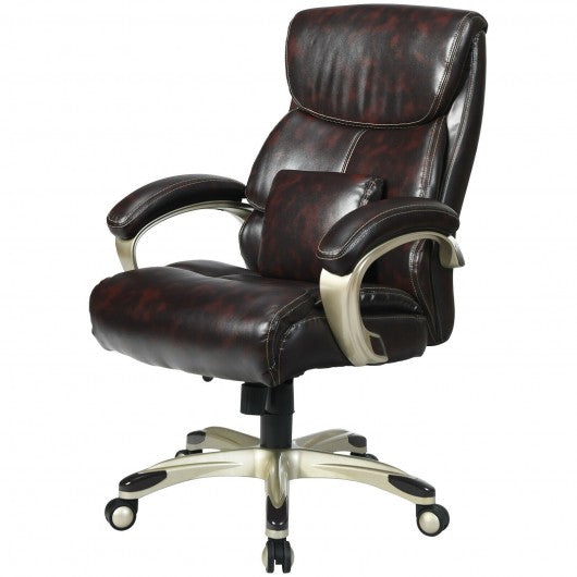 Adjustable Executive Office Recliner Chair with High Back and Lumbar Support