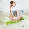 Baby Folding Collapsible Portable Bathtub w/ Block-Green