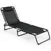 Foldable Camping Patio Chaise Lounge Chair