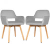 Set of 2 Modern Accent Armchairs