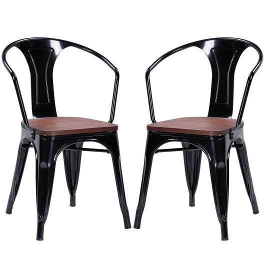 Set of 2 Tolix Style Armchair