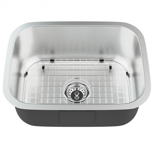 23€� Stainless Steel Single Bowl Kitchen Sink Basin