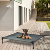 Portable Elevated Outdoor Pet Bed with Removable Canopy Shade-42