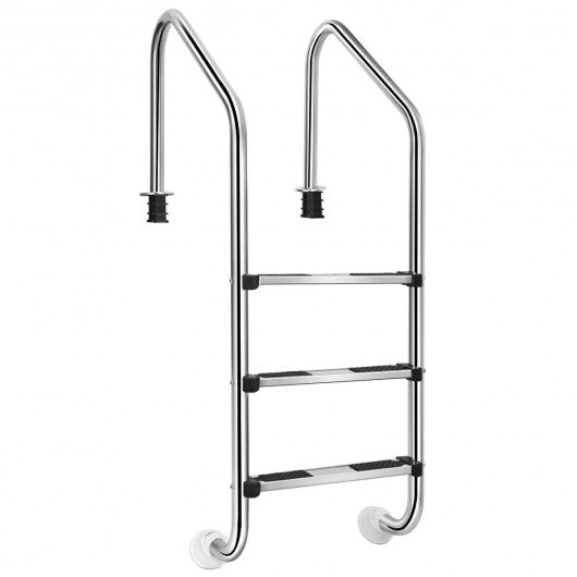 3-Step Swimming Pool Ladder w/ Anti-Slip Steps