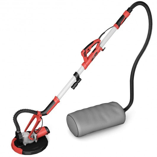 Adjustable Electric Drywall Sander with Vacuum and LED Light
