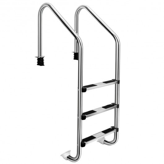 3-Step Swimming Pool Ladder w/ Anti-Slip Steps
