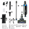 Cordless 6 in 1 Handheld Stick Vacuum Cleaner with Detachable Battery & Filtration