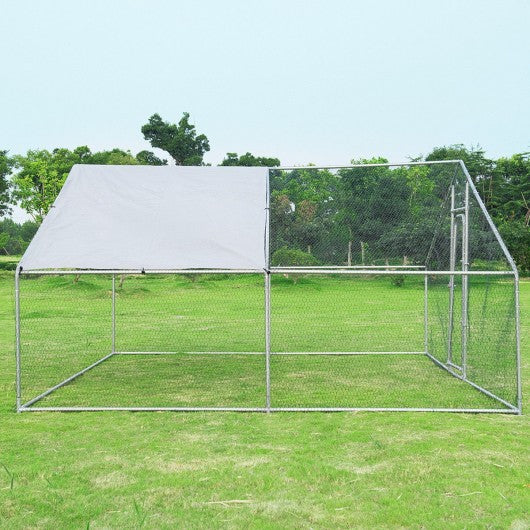 13' x 13' Large Animal Kennel with Roof Cover