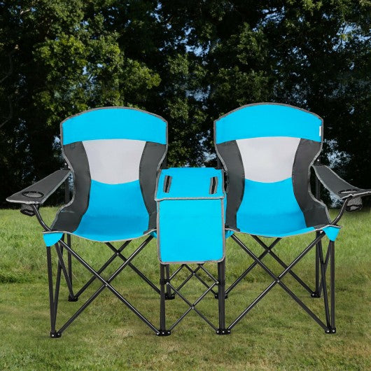 Portable Folding Camping Canopy Chairs w/ Cup Holder