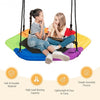 37� Hexagon Tree Kids Swing with Adjustable Hanging Rope-Colorful