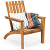 Outdoor Durable Patio Acacia Wood Adirondack Lounge Armchair