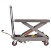 500 lb Capacity Rolling Table Hydraulic Cart w/Foot