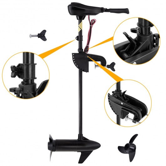 New 55lbs Freshwater Transom Mounted Trolling Motor 36