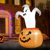 6 FT Halloween Blow-Up Inflatable Ghost in Pumpkin