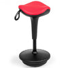 Adjustable Swivel Sitting Balance Wobble Stool Standing Desk Chair