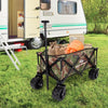 Collapsible Outdoor Utility Garden Trolley Folding Wagon-Camouflage