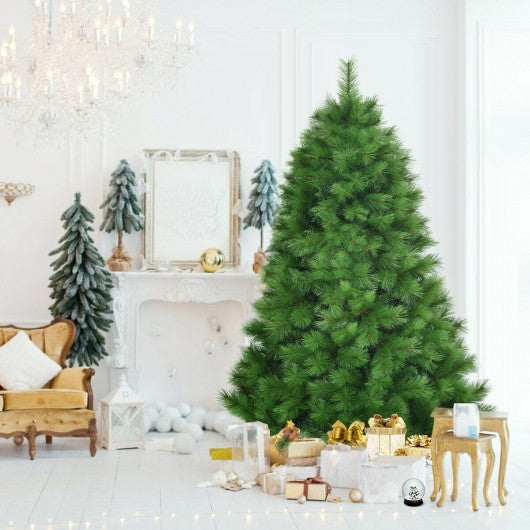 6 ft Hinged Artificial Christmas Tree Holiday Decoration with Stand