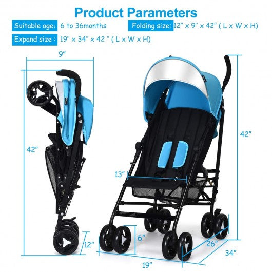 Foldable Lightweight Baby Infant Travel Umbrella Stroller