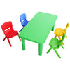 Kids Colorful Plastic Table and 4 Chairs Set