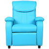 Kid Recliner Sofa Armrest Chair-Blue